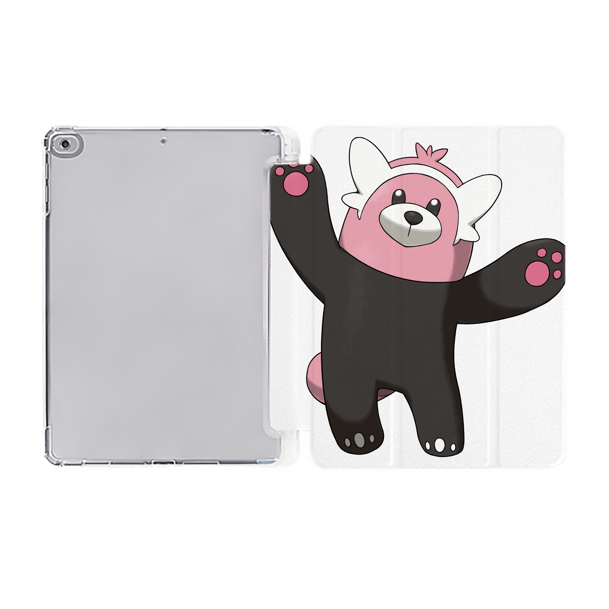 （画像用） ポケットモンスター Pokémon IPad ケース ペン収納付き 三つ折りスタンド PUレザー×シリコン 対応機種9.5/10.5/10.9インチ
